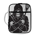 Lacrosse Skull Print Front Pocket Bible Bag
