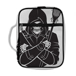 Lacrosse Skull Print Front Pocket Bible Bag