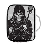 Lacrosse Skull Print Front Pocket Bible Bag