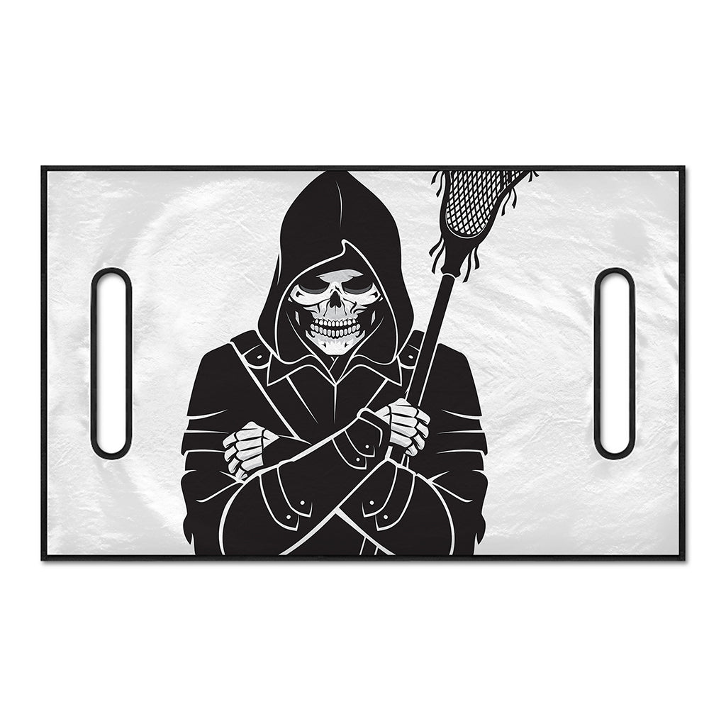 Lacrosse Skull Print Golf Cart Seat Cover