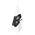 Lacrosse Skull Print Hand Towel