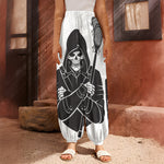 Lacrosse Skull Print Harem Pants