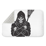 Lacrosse Skull Print Indoor Door Mat