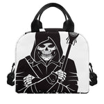 Lacrosse Skull Print Insulated Lunch Bag