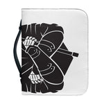 Lacrosse Skull Print Leather Bible Cover