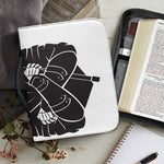 Lacrosse Skull Print Leather Bible Cover