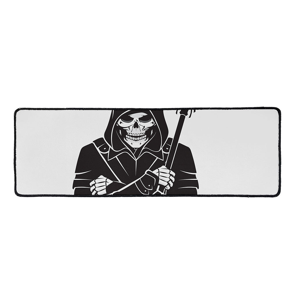 Lacrosse Skull Print Long Kitchen Mat