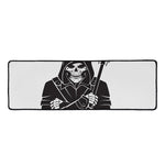 Lacrosse Skull Print Long Kitchen Mat