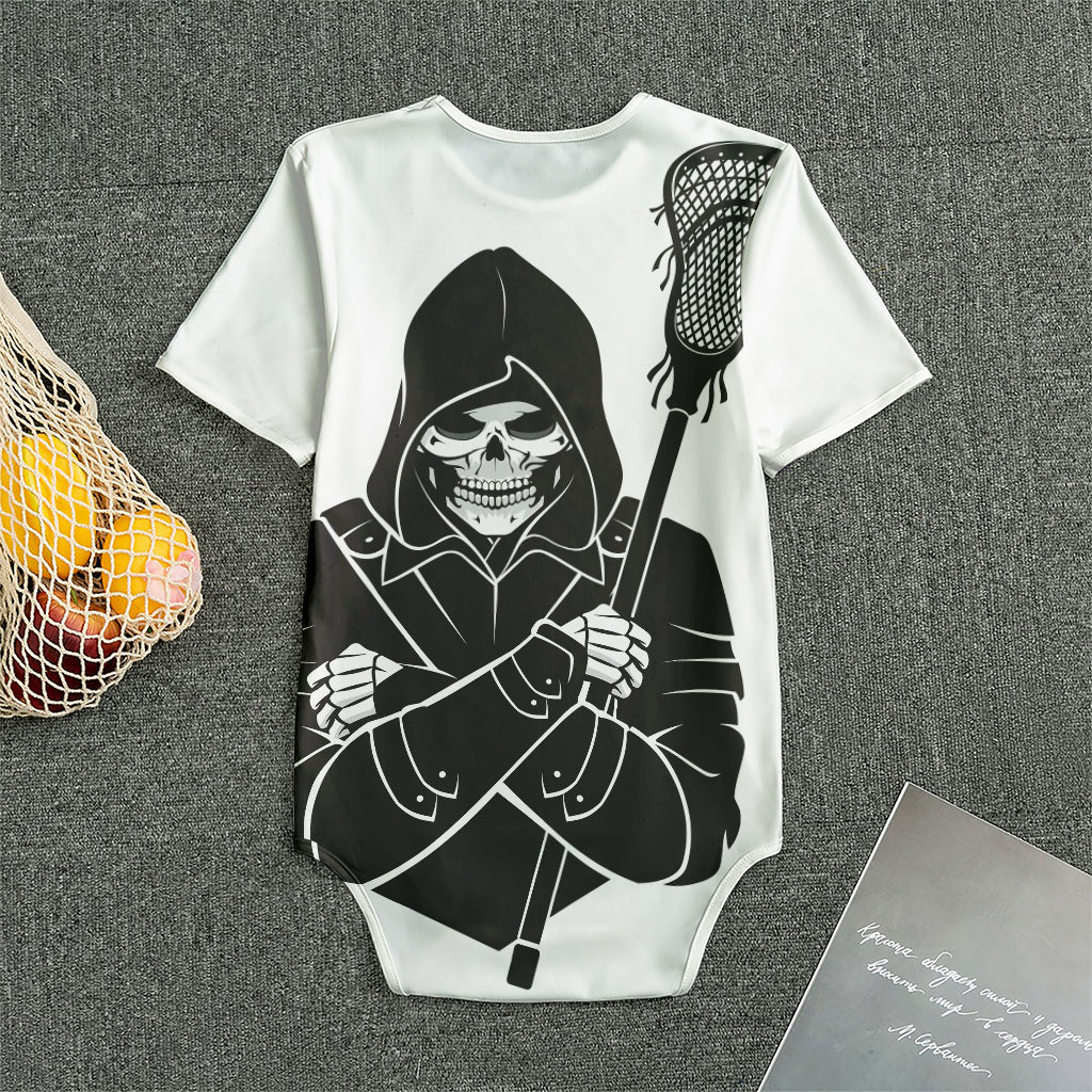 Lacrosse Skull Print Men's Bodysuit