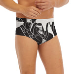 Lacrosse Skull Print Men's Briefs