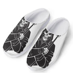 Lacrosse Skull Print Mesh Casual Shoes