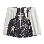 Lacrosse Skull Print Mesh Shorts