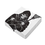 Lacrosse Skull Print Outdoor Seat Cushion Cover