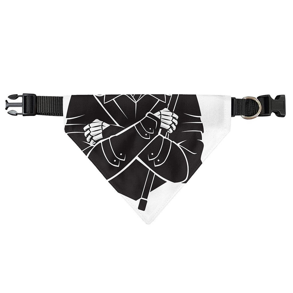 Lacrosse Skull Print Over The Collar Dog Bandana