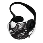 Lacrosse Skull Print Pet Sling Carrier