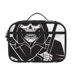 Lacrosse Skull Print Portable Lunch Bag