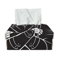 Lacrosse Skull Print Rectangle Tissue Box Cover
