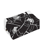 Lacrosse Skull Print Rectangle Tissue Box Cover