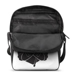 Lacrosse Skull Print Rectangular Crossbody Bag