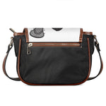 Lacrosse Skull Print Saddle Bag