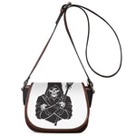 Lacrosse Skull Print Saddle Bag