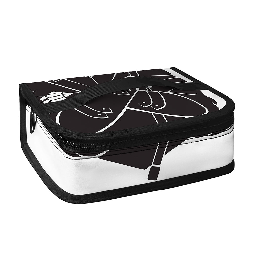 Lacrosse Skull Print Small Lunch Bag