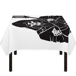 Lacrosse Skull Print Tablecloth