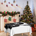 Lacrosse Skull Print Tablecloth