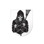 Lacrosse Skull Print Toilet Lid Cover