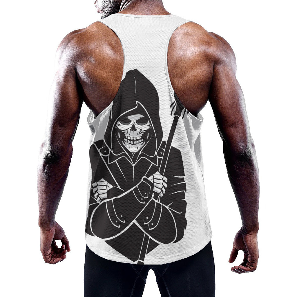 Lacrosse Skull Print Training Tank Top