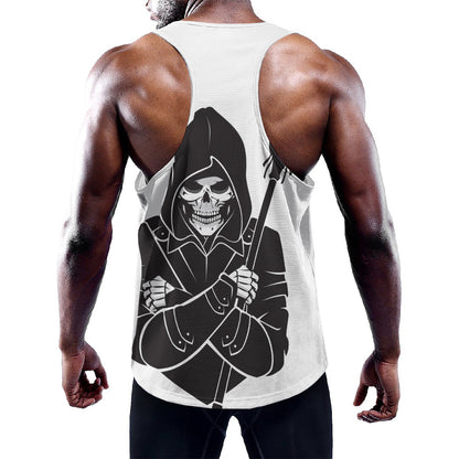 Lacrosse Skull Print Training Tank Top