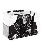 Lacrosse Skull Print Utility Tote Bag