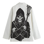 Lacrosse Skull Print Women's Blazer