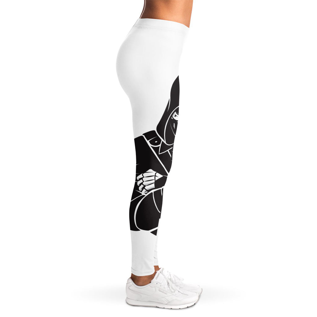 Lacrosse Skull Print Women's Leggings