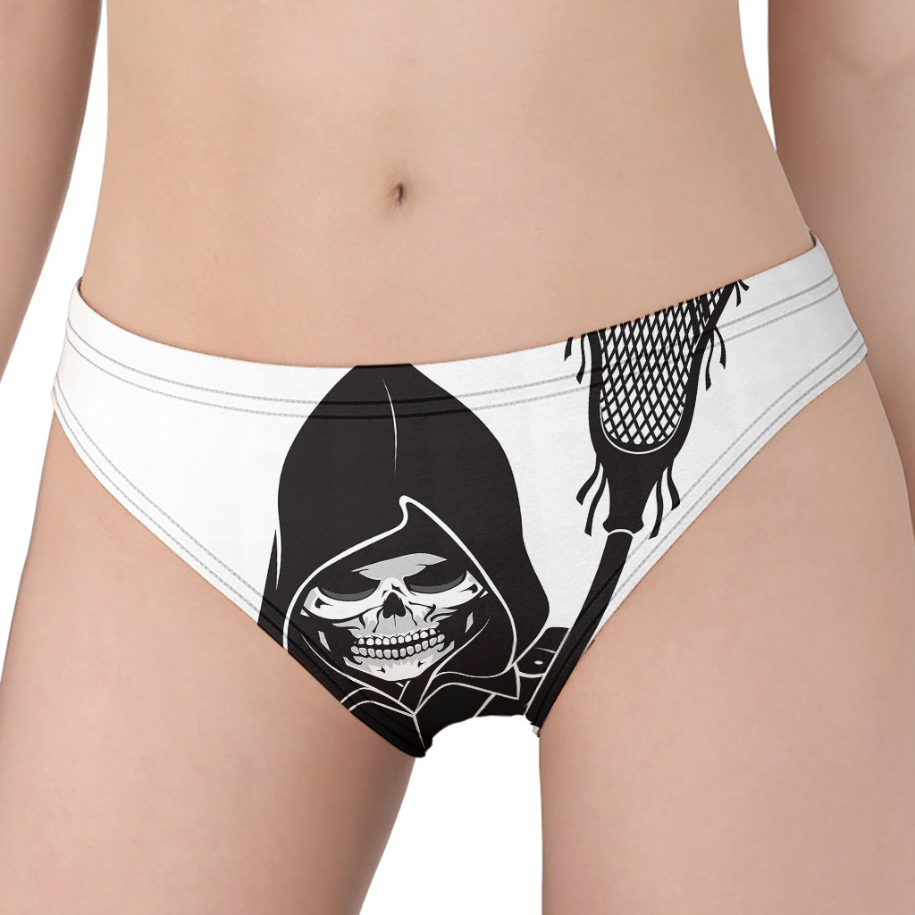 Lacrosse Skull Print Women's Panties