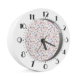 Lacrosse Sport Pattern Print Alarm Clock
