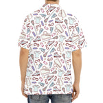 Lacrosse Sport Pattern Print Aloha Shirt
