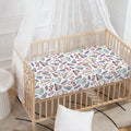 Lacrosse Sport Pattern Print Baby Crib Sheet