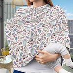 Lacrosse Sport Pattern Print Baby Seat Cover