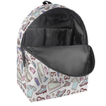 Lacrosse Sport Pattern Print Backpack