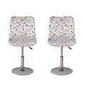Lacrosse Sport Pattern Print Bar Stool Covers