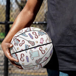 Lacrosse Sport Pattern Print Basketball