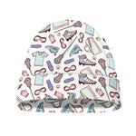 Lacrosse Sport Pattern Print Beanie