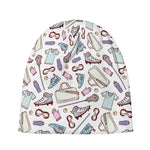Lacrosse Sport Pattern Print Beanie