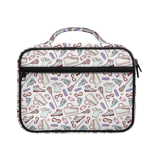 Lacrosse Sport Pattern Print Briefcase Bible Bag