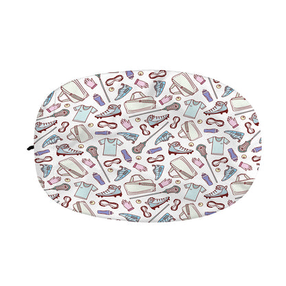 Lacrosse Sport Pattern Print Car Side Mirror Covers