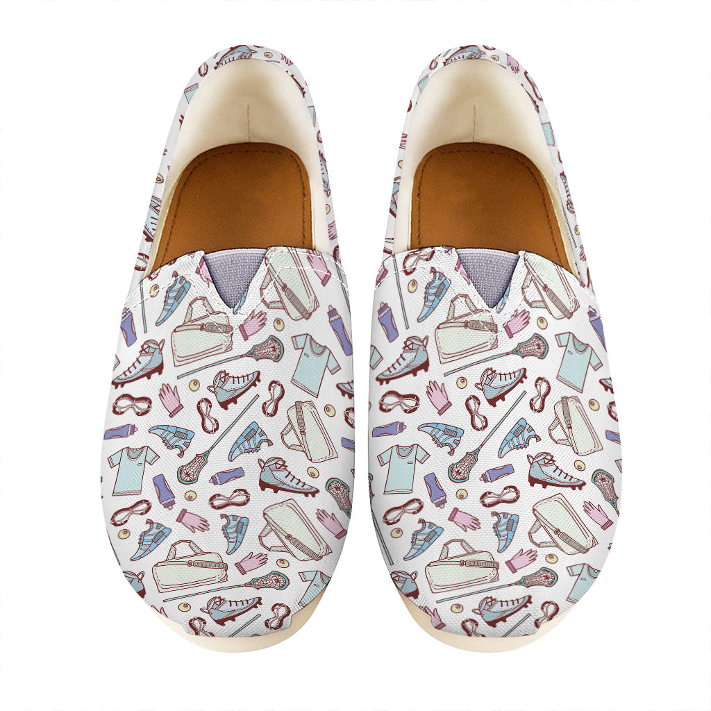 Lacrosse Sport Pattern Print Casual Shoes
