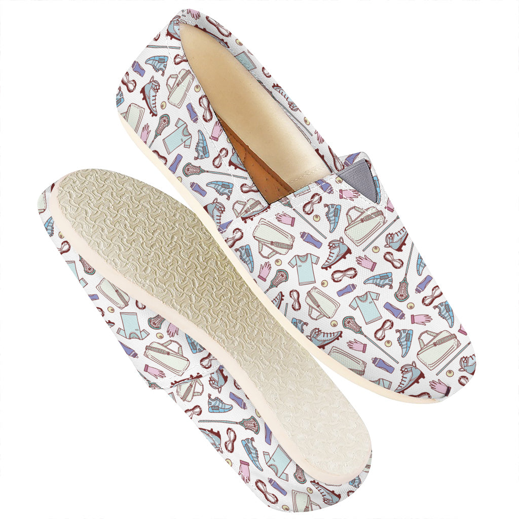 Lacrosse Sport Pattern Print Casual Shoes