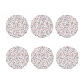 Lacrosse Sport Pattern Print Coaster Set