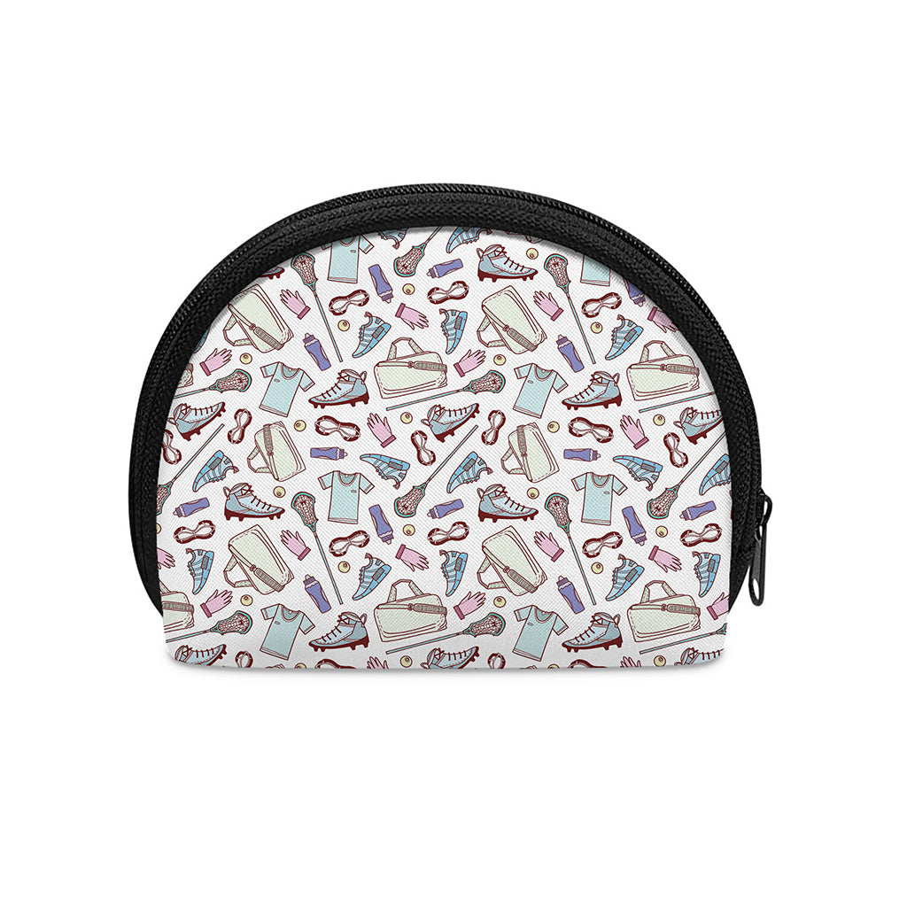 Lacrosse Sport Pattern Print Coin Purse